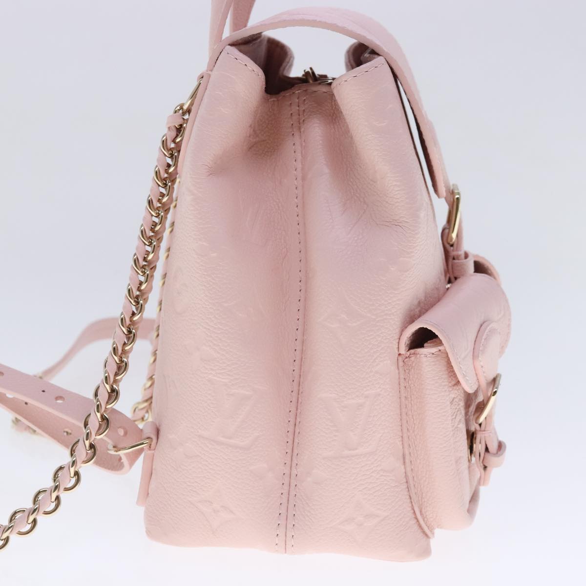 かわいいピンク♪【Louis Vuitton】Backup バックパック☆ LOUIS VUITTON Monogram Empreinte Backup Backpack Pink M47074