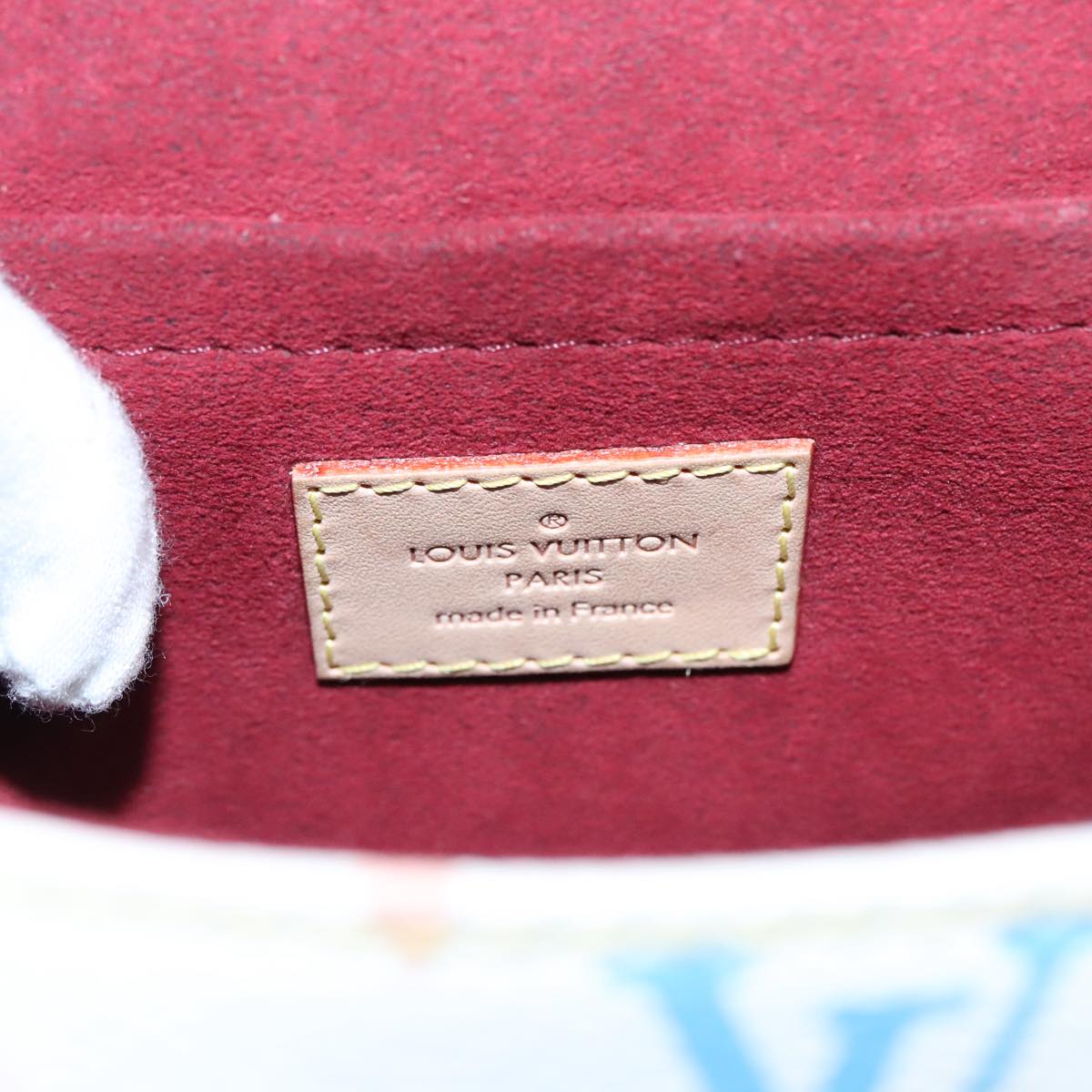 LOUIS VUITTON Monogram Multicolor Patty Shoulder Bag White LOUIS VUITTON Monogram Multicolor Patty Shoulder Bag White