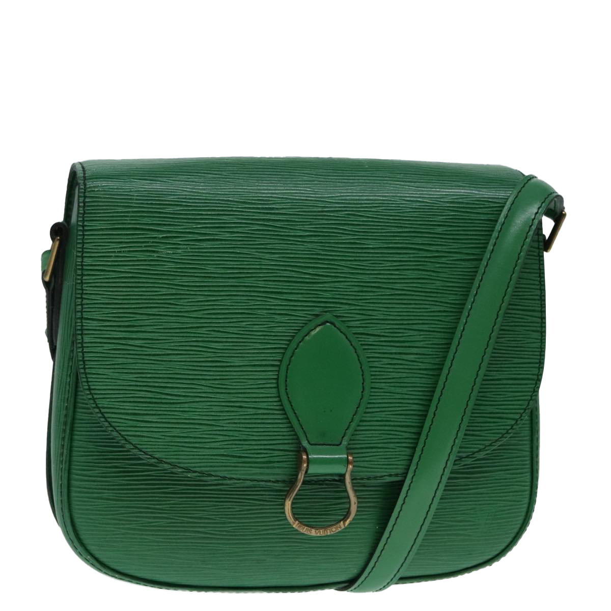 LOUIS VUITTON Epi Saint Cloud GM Shoulder Bag Green M52194
