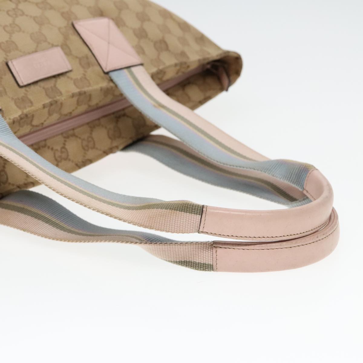 GUCCI GG Canvas Tote Bag Beige 155524 Auth 93858 | eBay