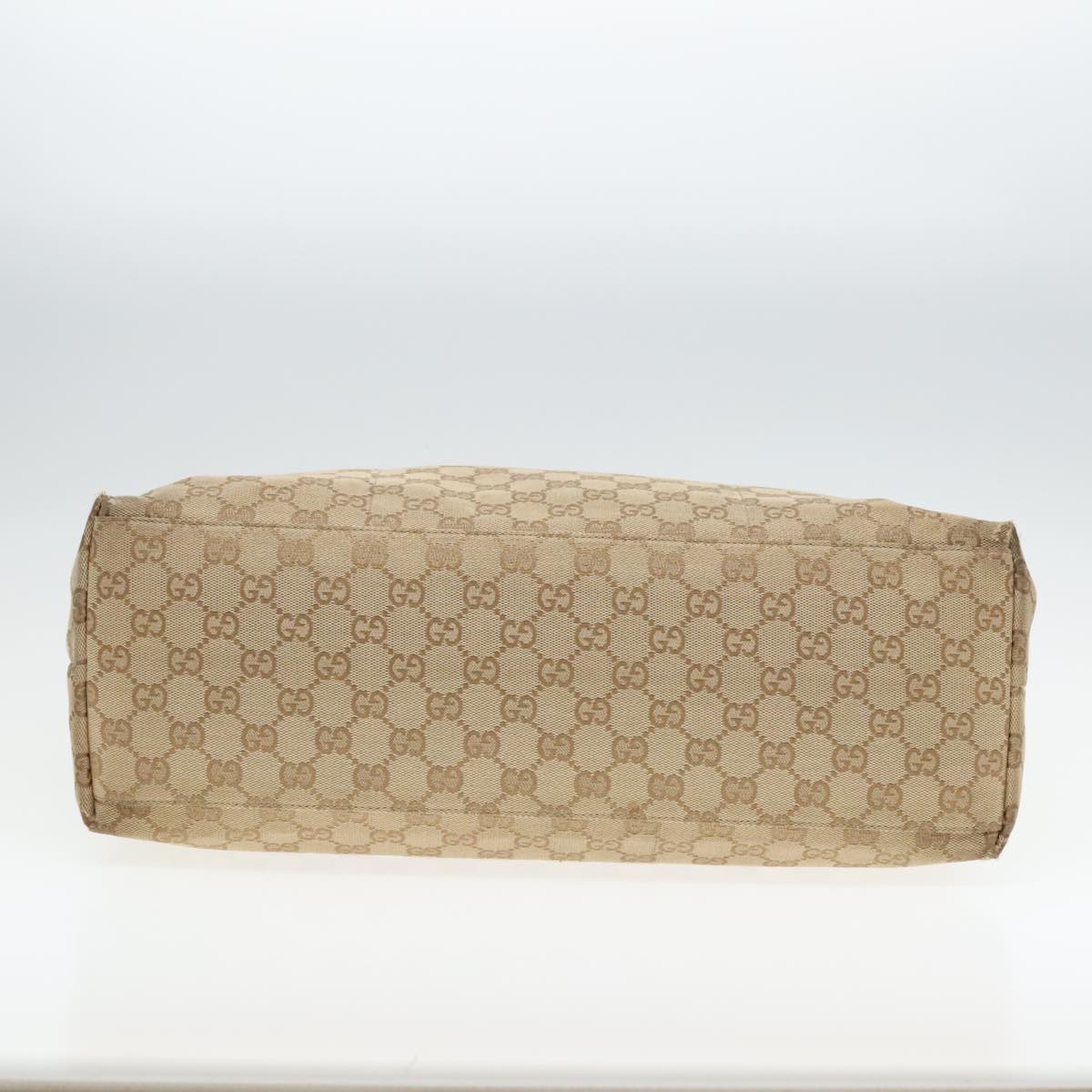 GUCCI GG Canvas Tote Bag Beige 155524 Auth 93858 | eBay