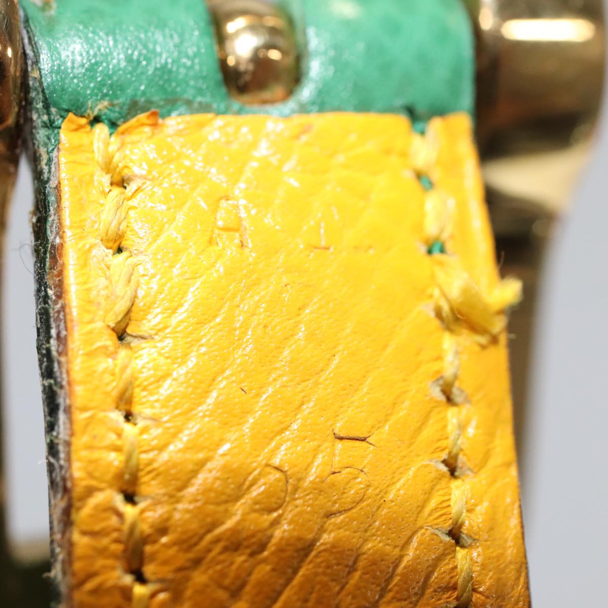 HERMES Belt Leather 28.3\