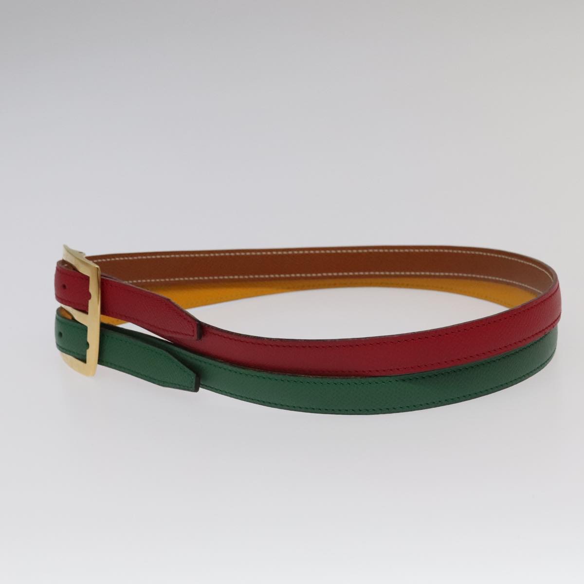 HERMES Belt Leather 28.3\