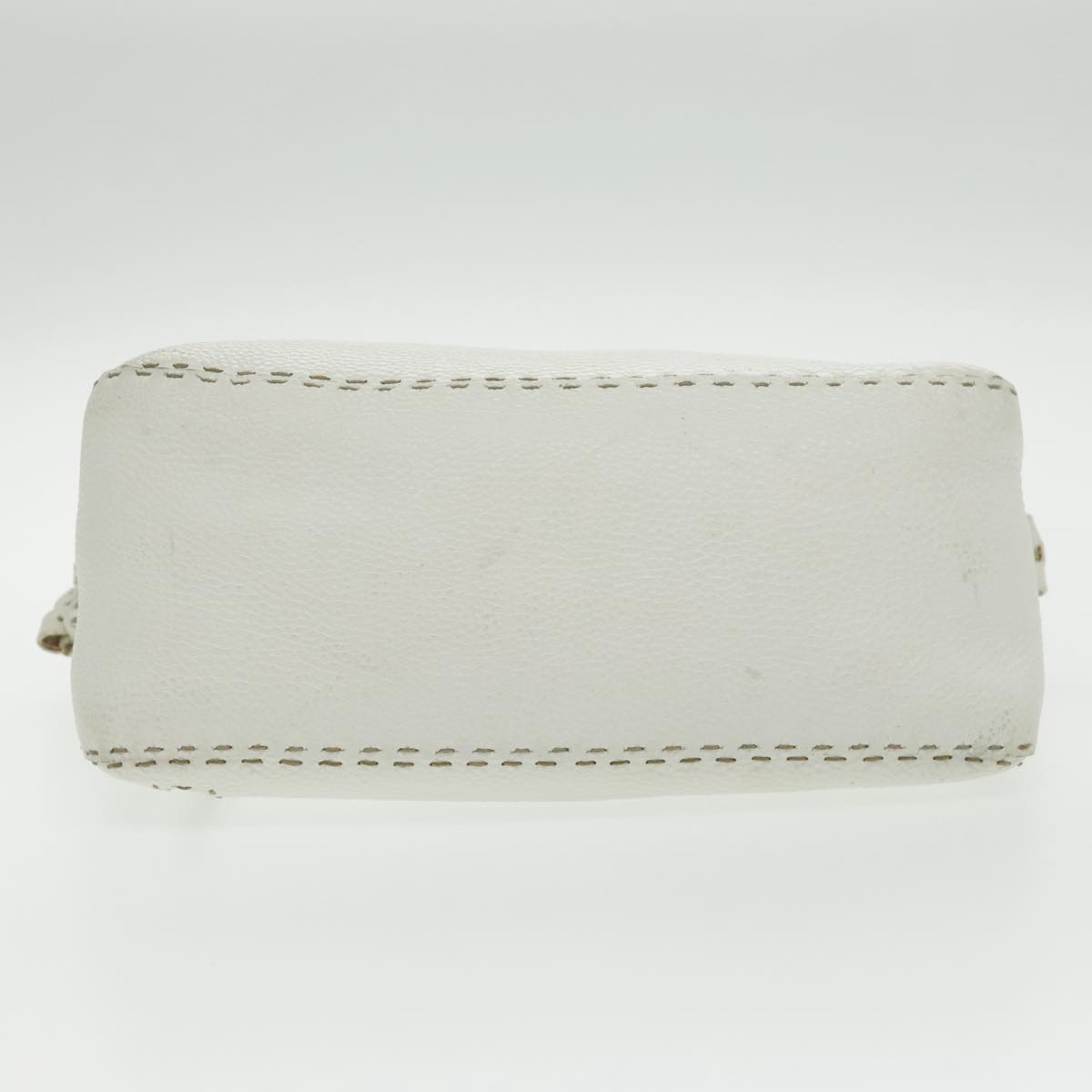 FENDI Shoulder Bag Leather White Silver Auth 96639 | eBay FENDI Shoulder Bag Leather White Silver Auth 96639 | eBay