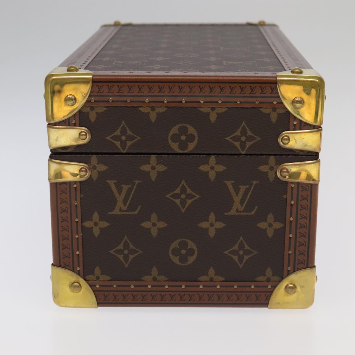 LOUIS VUITTON Monogram Accessories Jewelry Box M20209 LV Auth