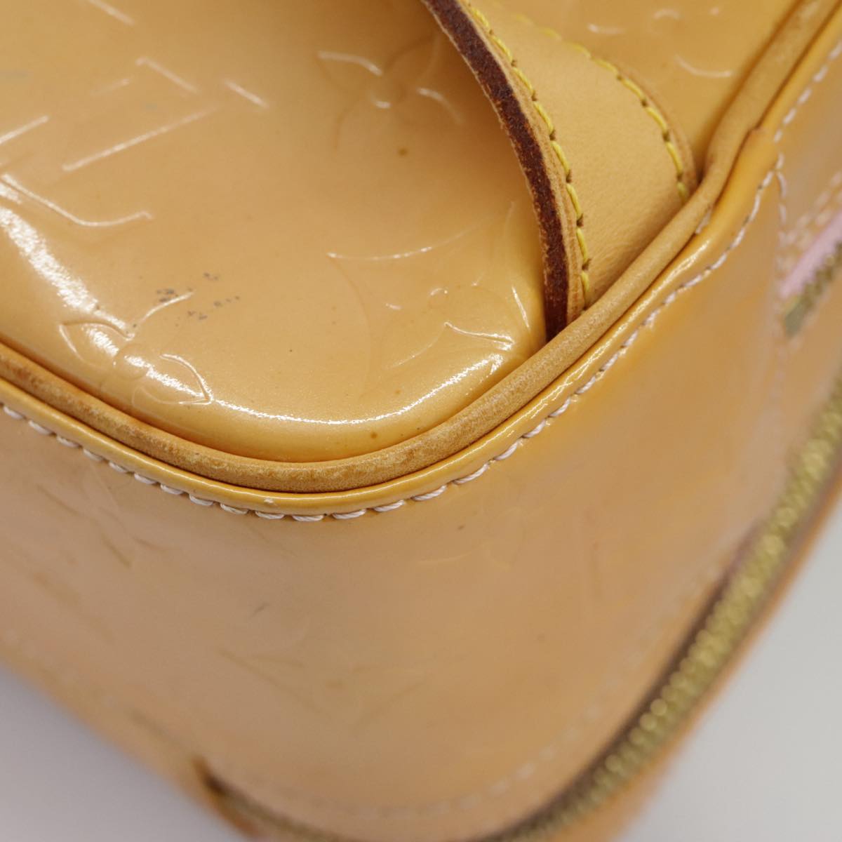 LOUIS VUITTON Monogram Vernis Marley Backpack Marshmallow  display picture 1
