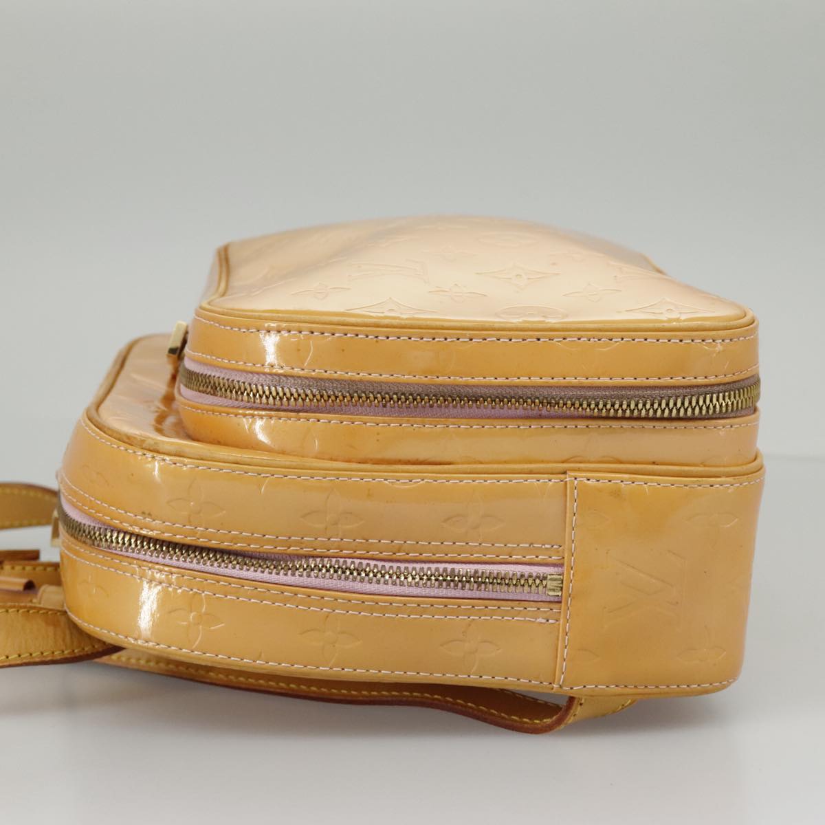 LOUIS VUITTON Vernis Marley Backpack Marshmallow Pink LOUIS VUITTON Monogram Vernis Marley Backpack Marshmallow  main image 3