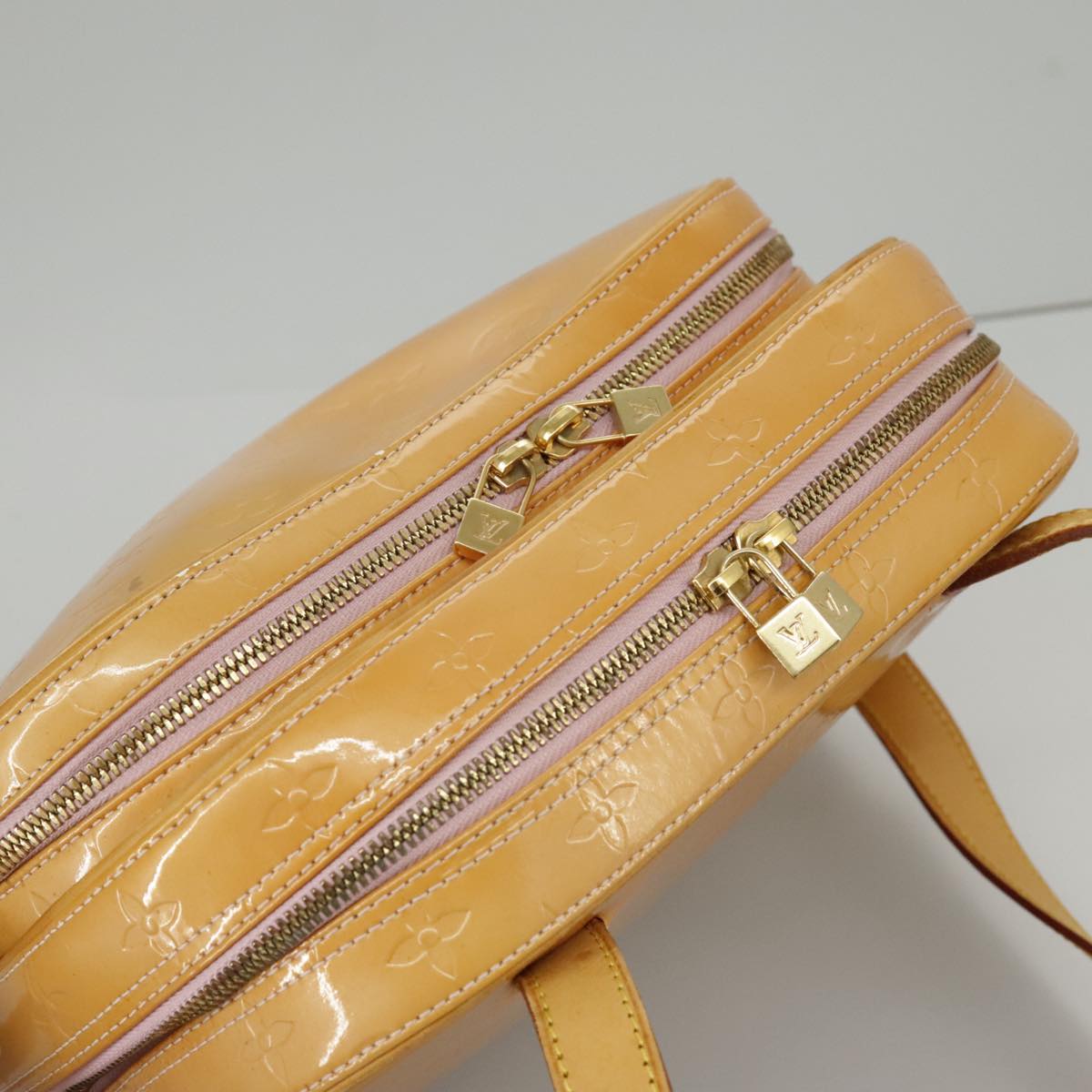 LOUIS VUITTON Monogram Vernis Marley Backpack Marshmallow 