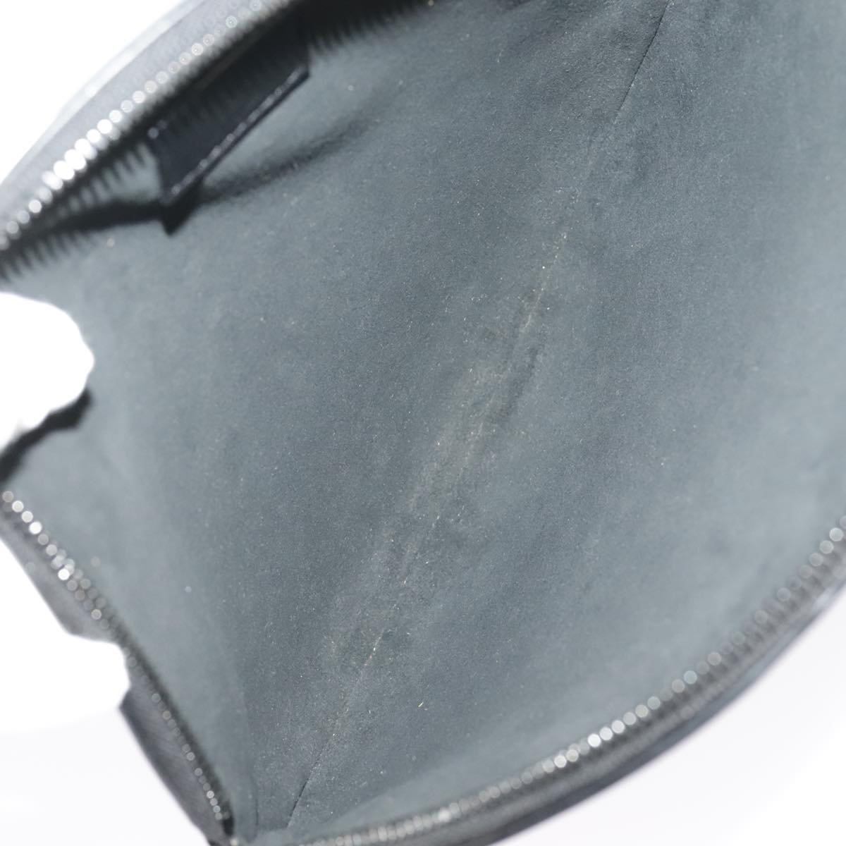 LOUIS VUITTON Disc Pouch Leather Black M81777 LV Auth 98260SA | eBay