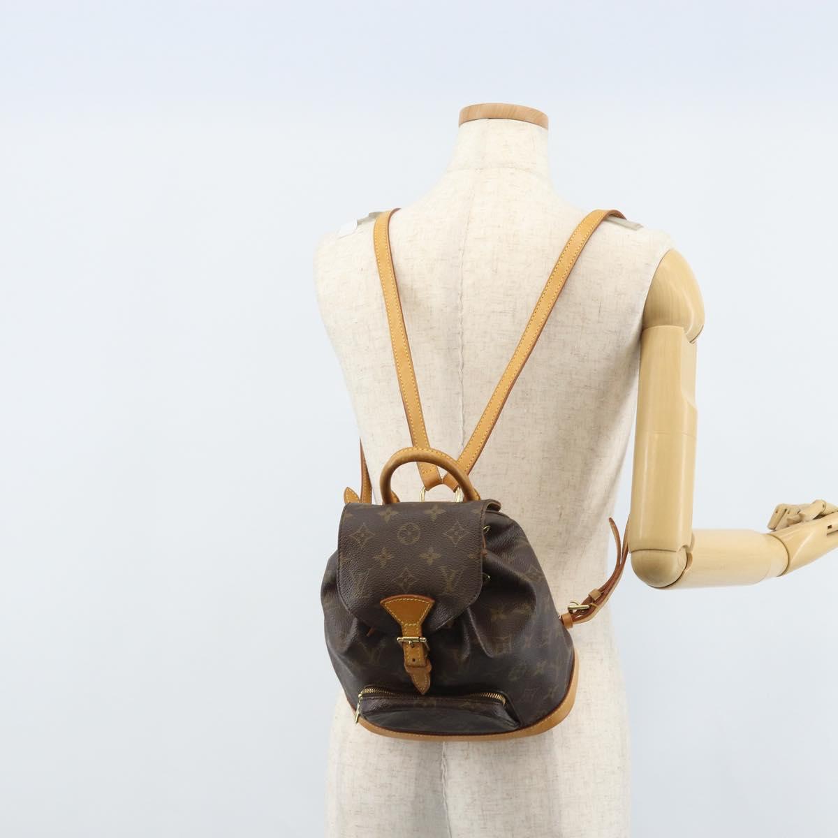LOUIS VUITTON Monogram Montsouris PM Backpack M51137 LV Auth AMZ312 LOUIS VUITTON Monogram Montsouris PM Backpack M51137 LV Auth  main image 3