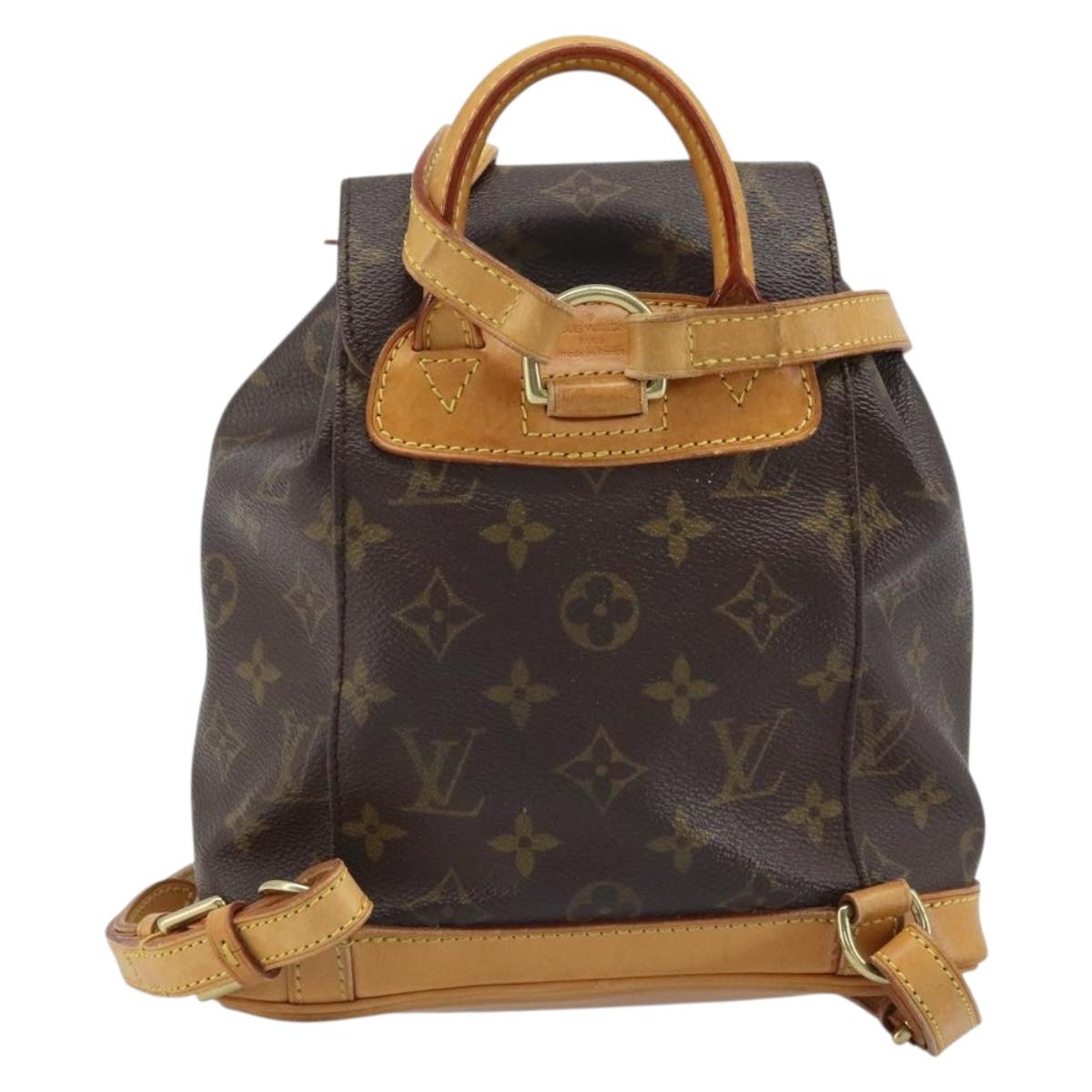 LOUIS VUITTON Monogram Montsouris PM Backpack M51137 LV Auth  display picture 3