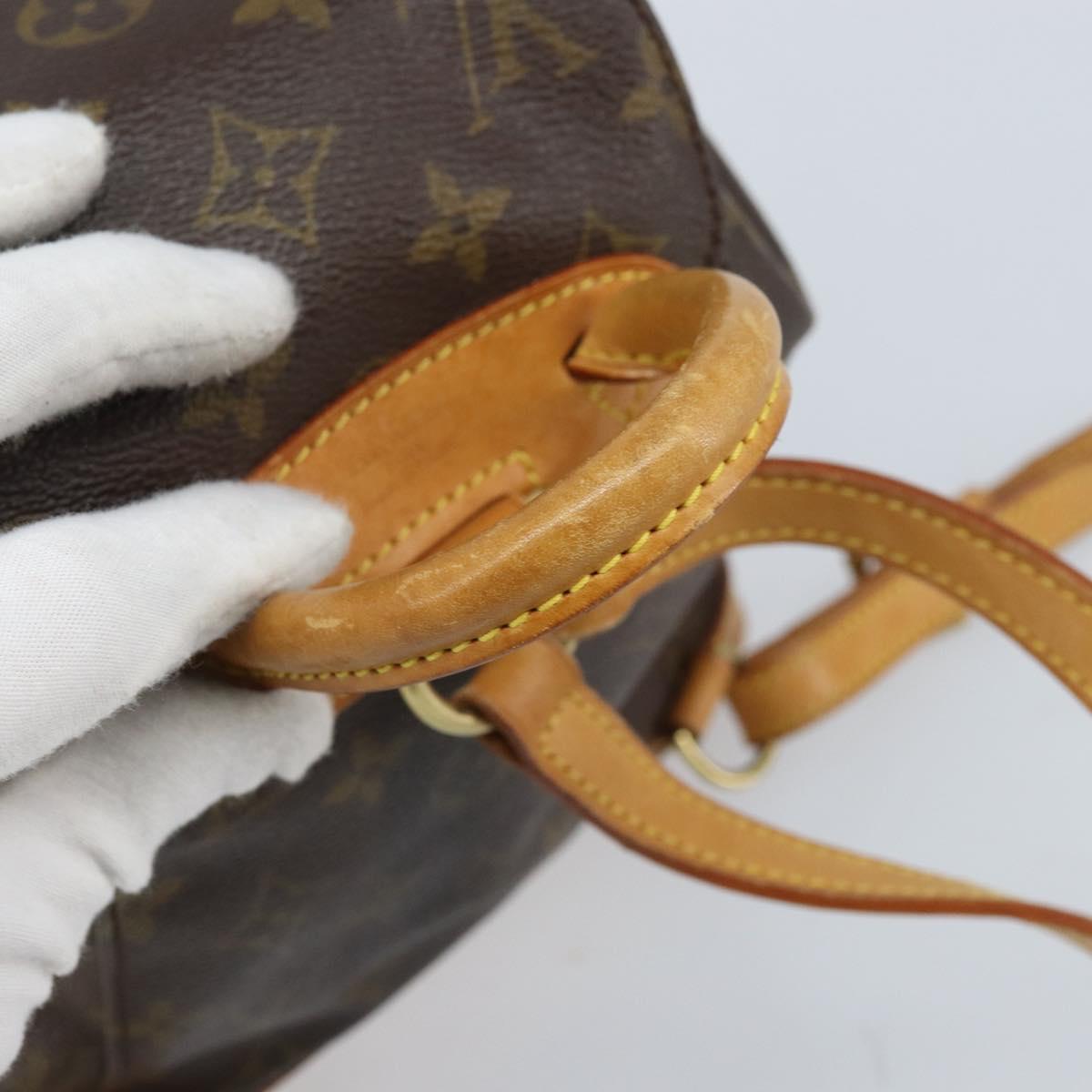 LOUIS VUITTON Monogram Montsouris PM Backpack M51137 LV Auth 