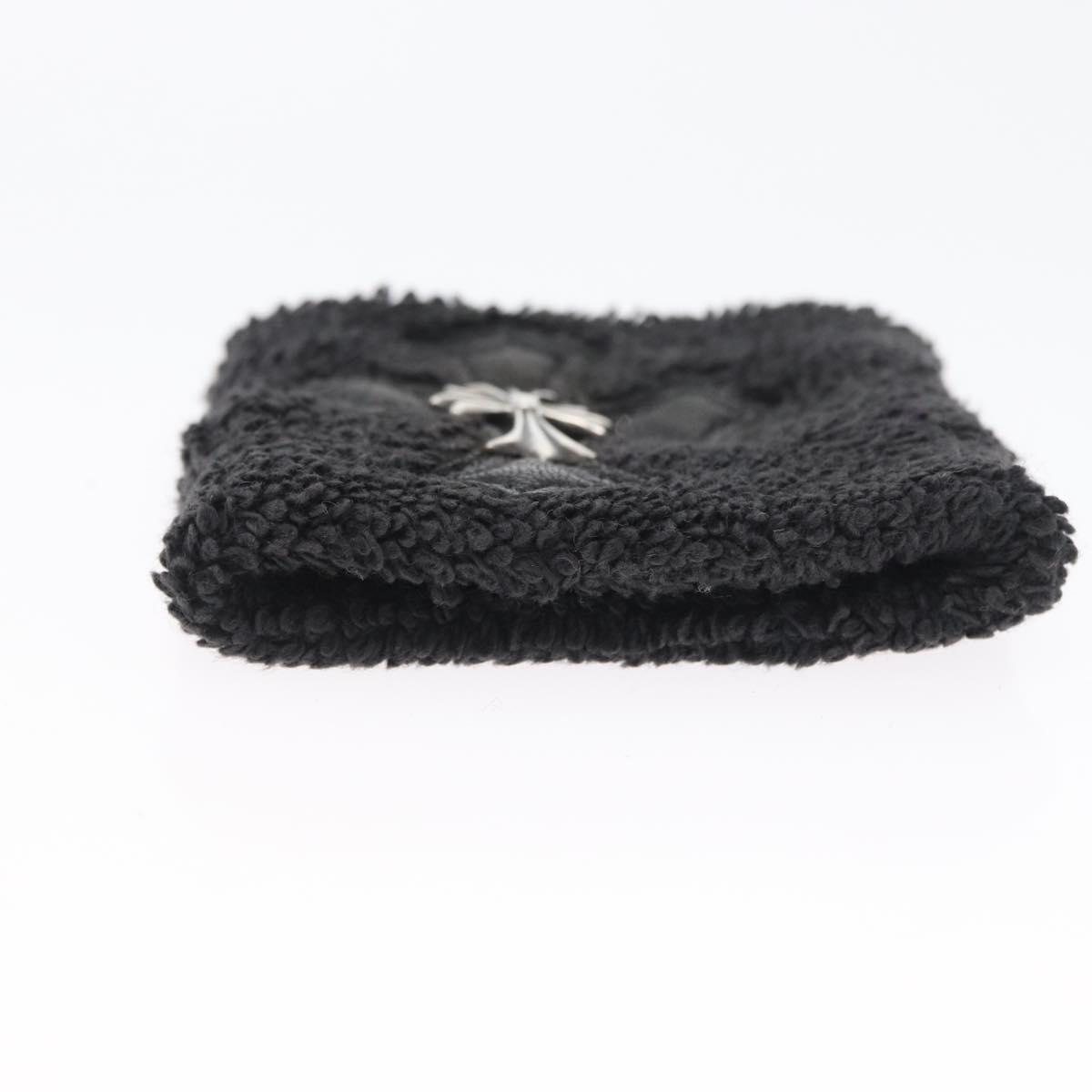 Chrome Hearts Cross Patch CH Cross Wristband Ag925 Black Silver