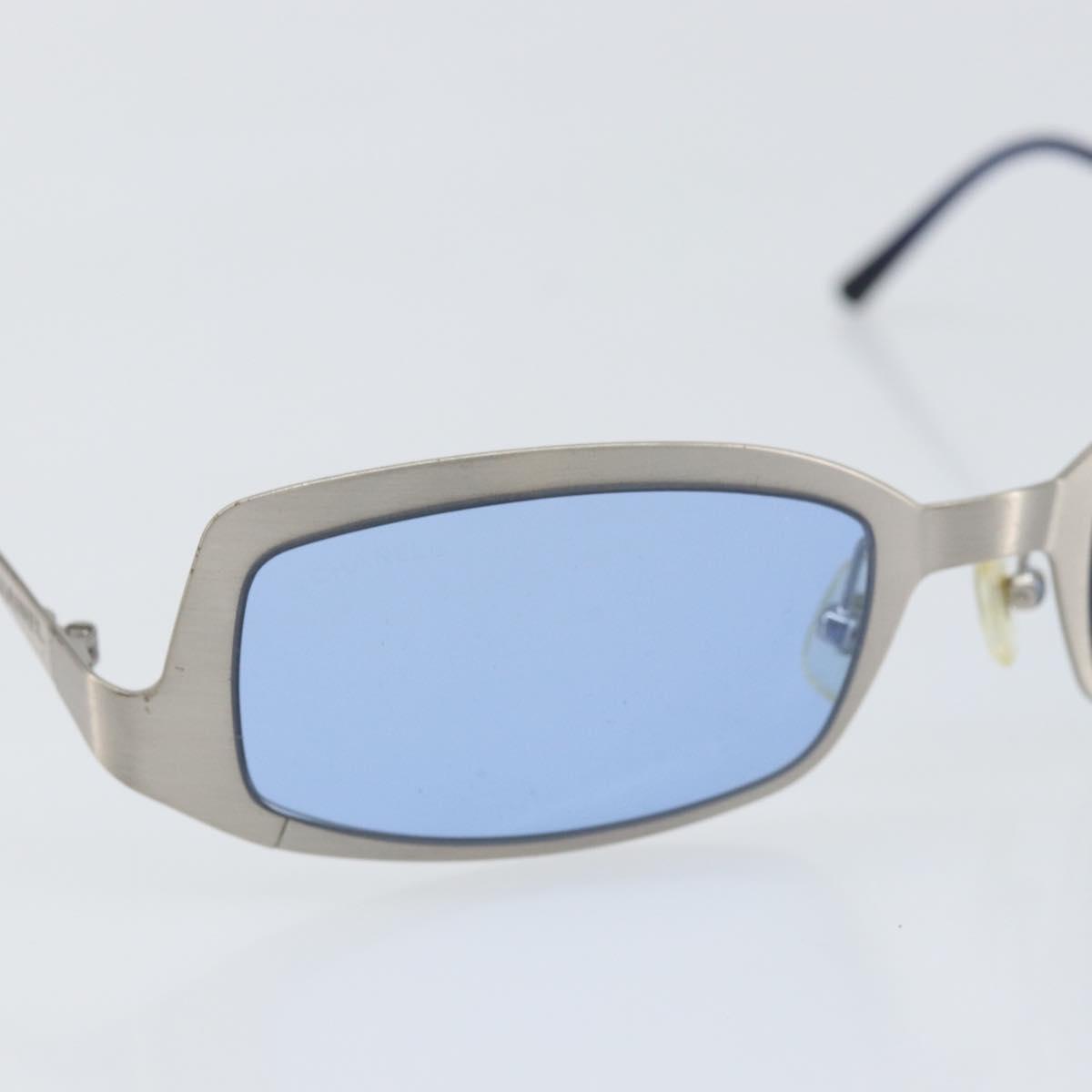 CHANEL Sunglasses metal Blue CC Chanel Metal CC Oval Sunglasses 4013 Blue 1856509 – FASHIONPHILE main image 4