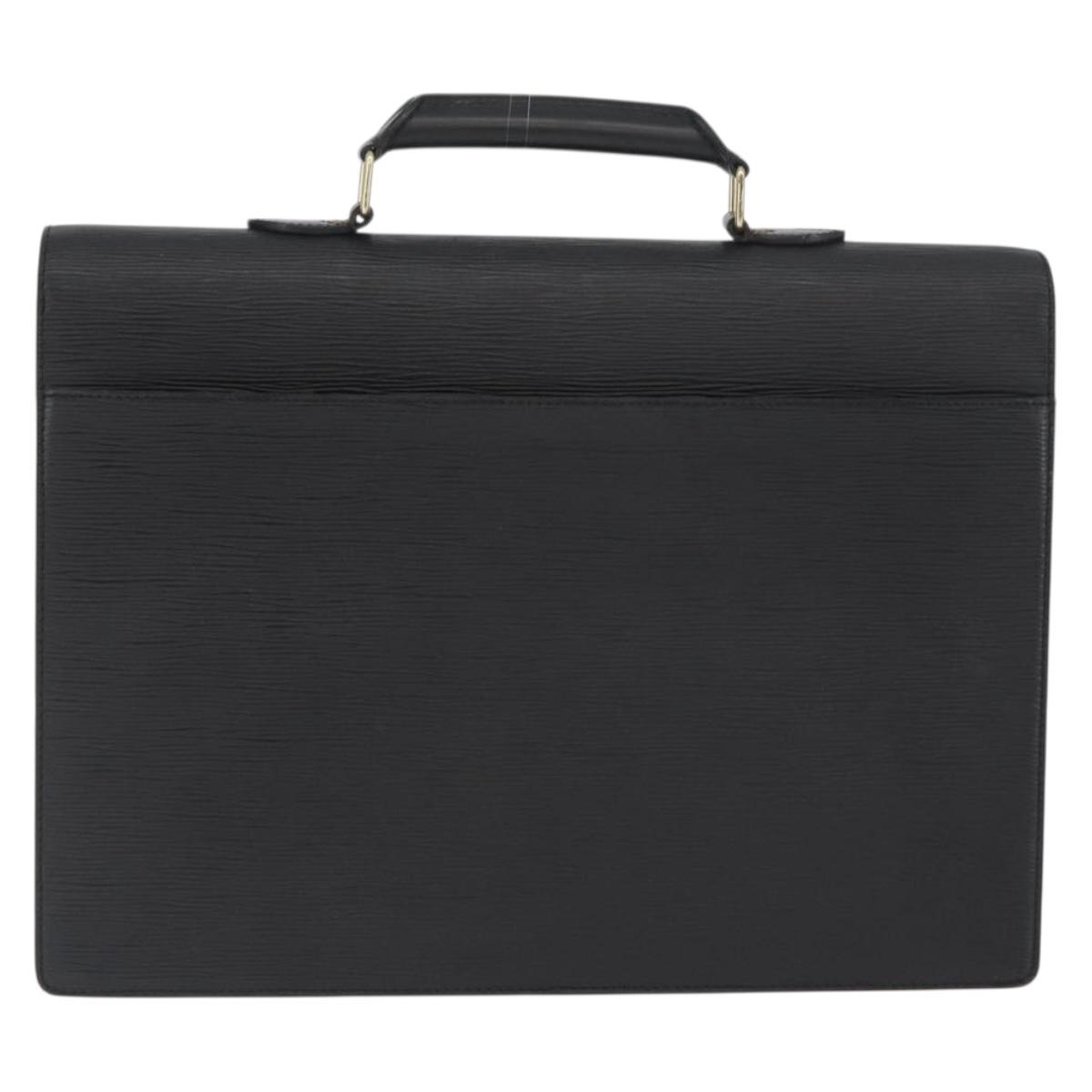 LOUIS VUITTON Epi Serviette Conseiller Briefcase Black M54422 LV