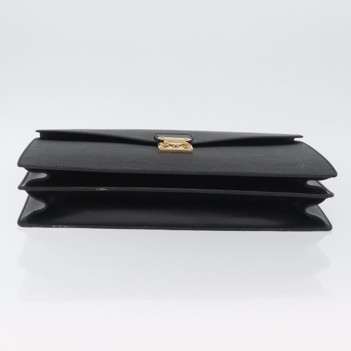 LOUIS VUITTON Epi Serviette Conseiller Briefcase Black M54422 LV