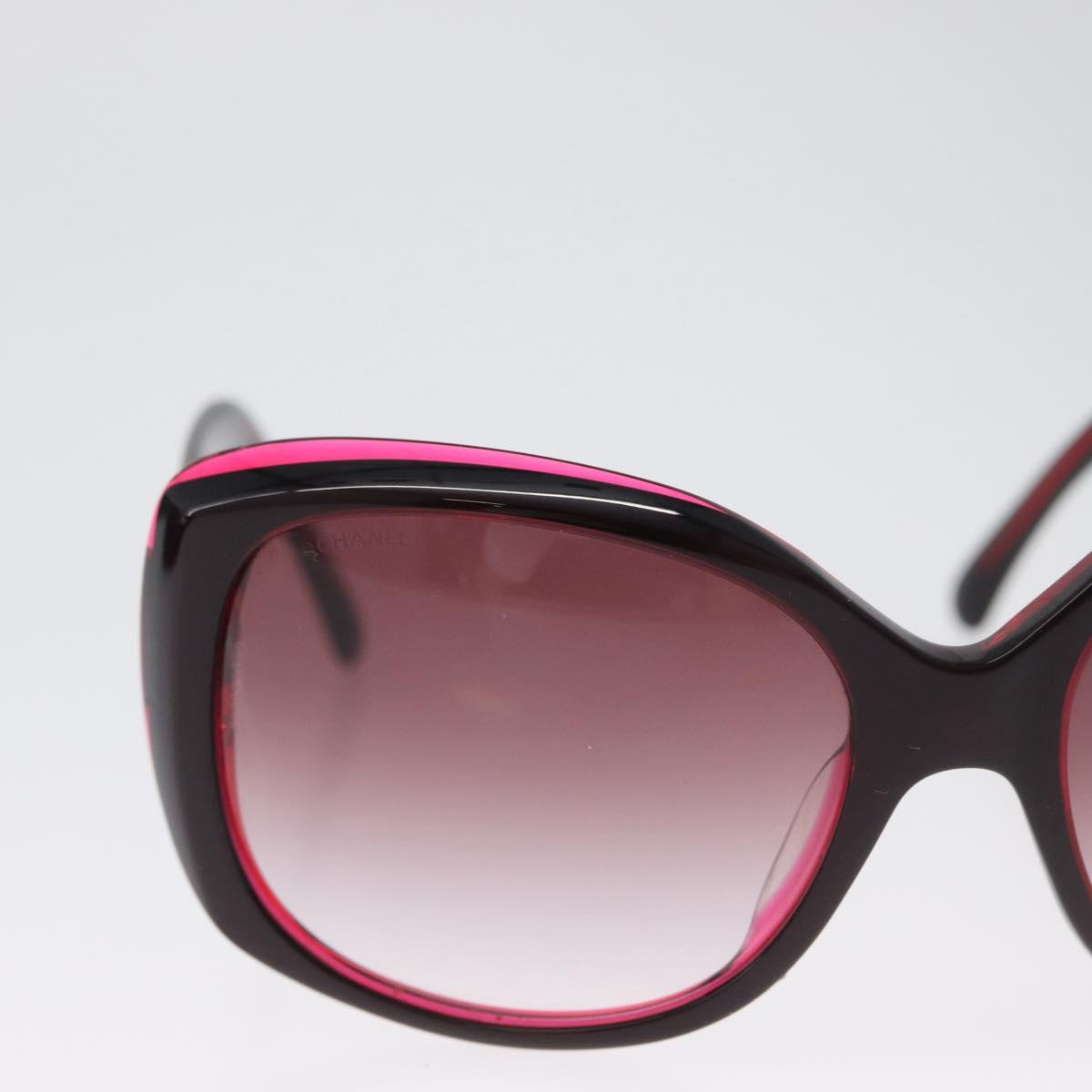 CHANEL COCO Mark Sunglasses plastic Red 5183-A CC Auth  display picture 1
