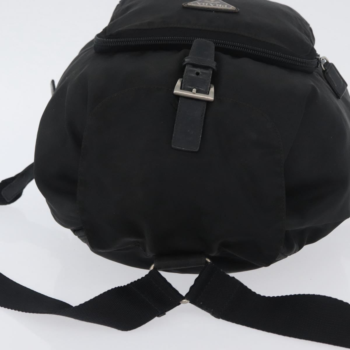 I*。様 N*v様 PRADA ブラック ナイロン バックパック PRADA Backpack Nylon Black Silver Auth BA11574 | eBay