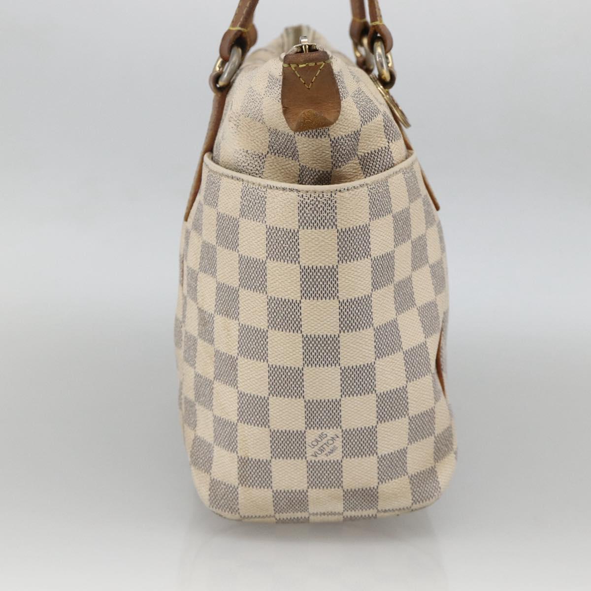 LOUIS VUITTON Damier Azur Totally PM Tote Bag N41280 LV Auth