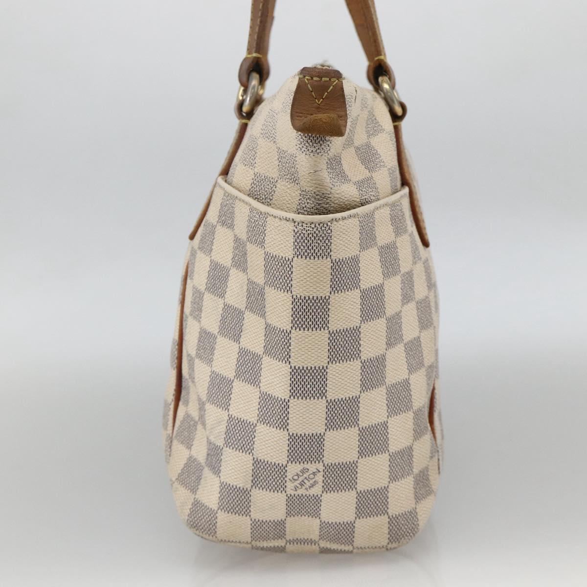 LOUIS VUITTON Damier Azur Totally PM Tote Bag N41280 LV Auth