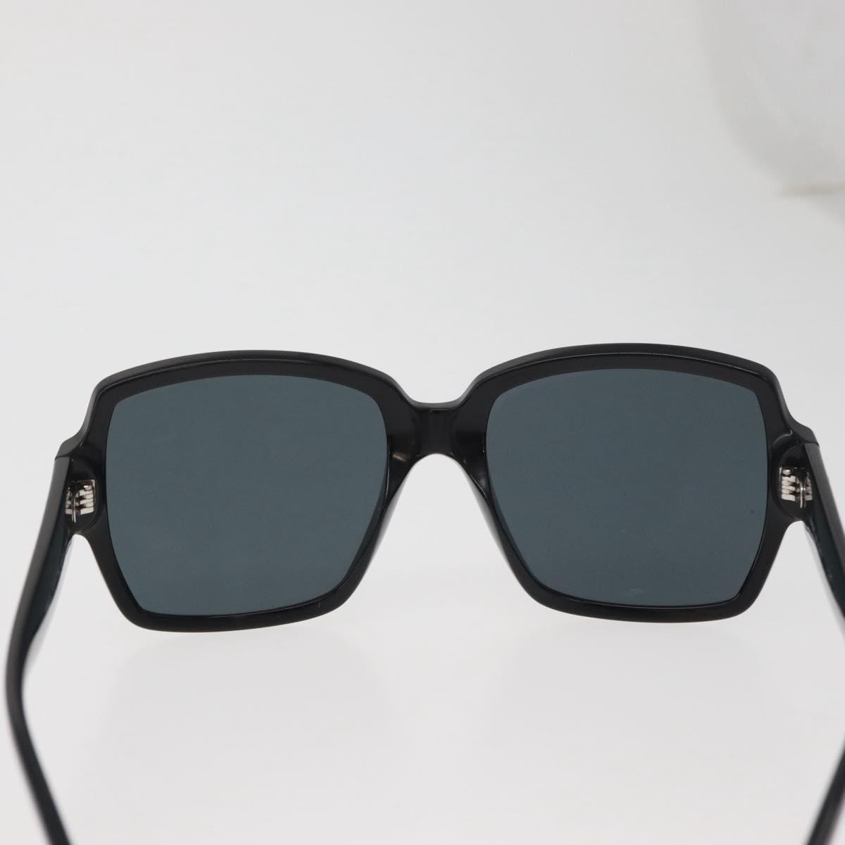 CHANEL COCO Mark Sunglasses plastic Black 5385-A CC Auth BA11986