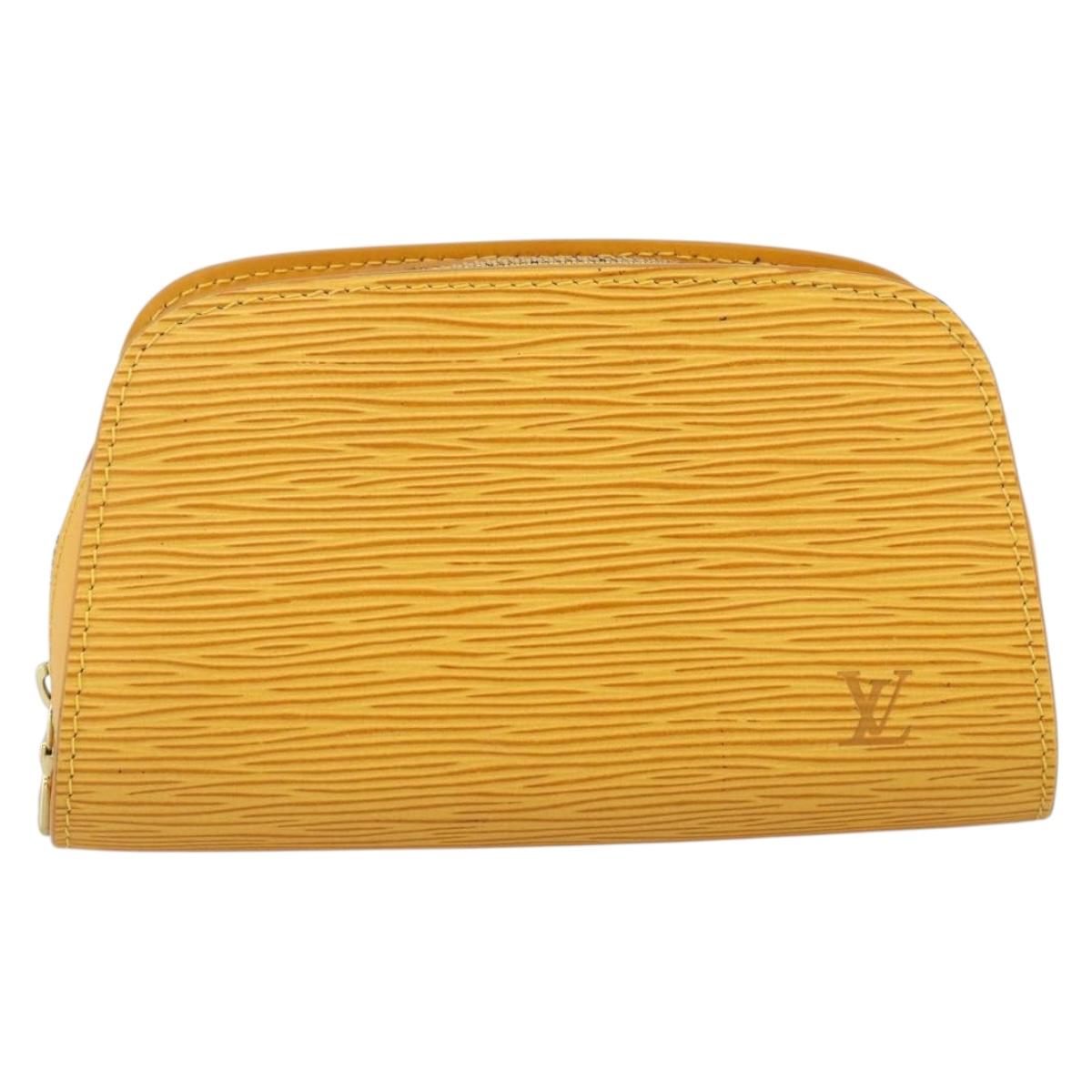 ルイヴィトン LOUIS VUITTON M48449 ドーフィーヌPM レザー ジョーヌ 