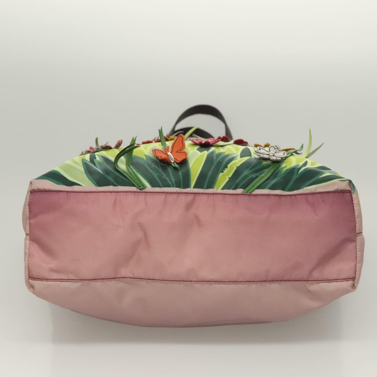 PRADA Flower Japan Limited Tote Bag Nylon Purple Auth BA2967 | eBay