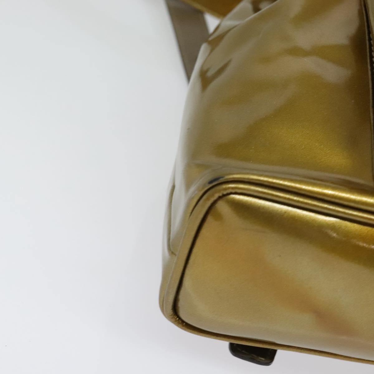 GUCCI Bamboo Backpack Enamel Gold 003 1705 0030 Auth BA4926 GUCCI Bamboo Backpack Enamel Gold 003 1705 0030 Auth BA4926  main image 2