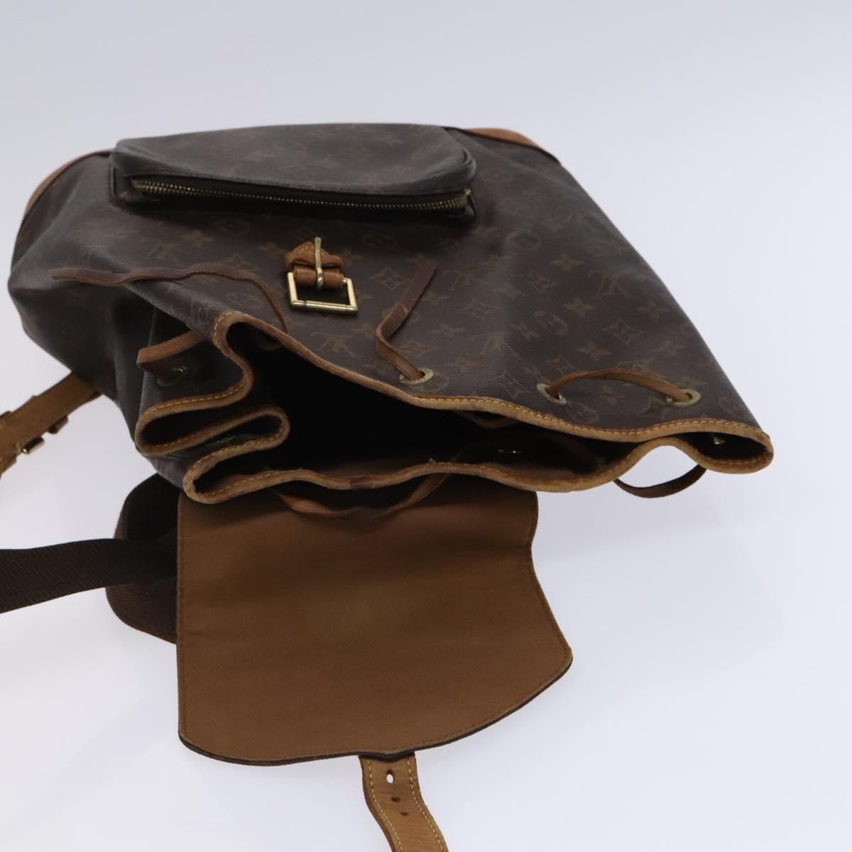 LOUIS VUITTON Monogram Montsouris GM Backpack M51135 LV Auth  display picture 2
