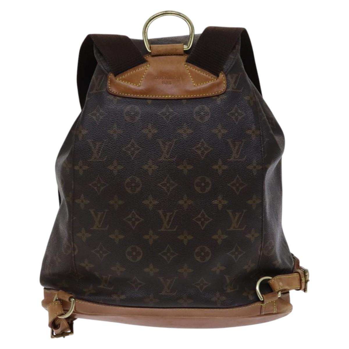 LOUIS VUITTON Monogram Montsouris GM Backpack M51135 LV Auth  display picture 1