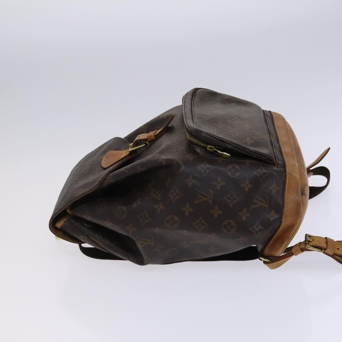 Louis Vuitton Monogram Montsouris GM Backpack M51135 MI0977 YQ04703 BNN04 LOUIS VUITTON Monogram Montsouris GM Backpack M51135 LV Auth  main image 2