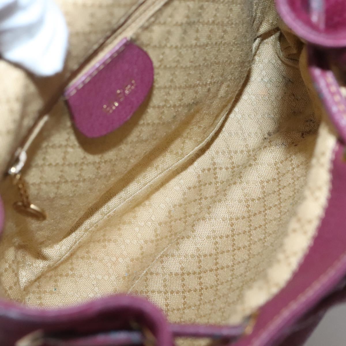 GUCCI Bamboo Backpack Suede Purple Gold 003 1705 0030 Auth BA5188 GUCCI Bamboo Backpack Suede Purple Gold 003 1705 0030 Auth  main image 4