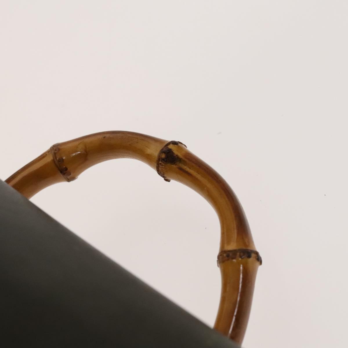 GUCCI Bamboo Backpack Leather Outlet Khaki Gold 003 3444  display picture 3