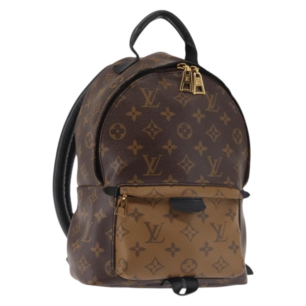LOUIS VUITTON M44870 Monogram reverse Palm Springs Backpack PM Bag Backpack Louis Vuitton Palm Springs Backpack PM Rucksack Bag Coated  main image 3