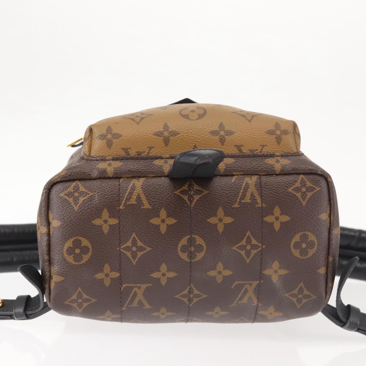 LOUIS VUITTON Monogram Reverse Palm Springs PM Backpack  display picture 3