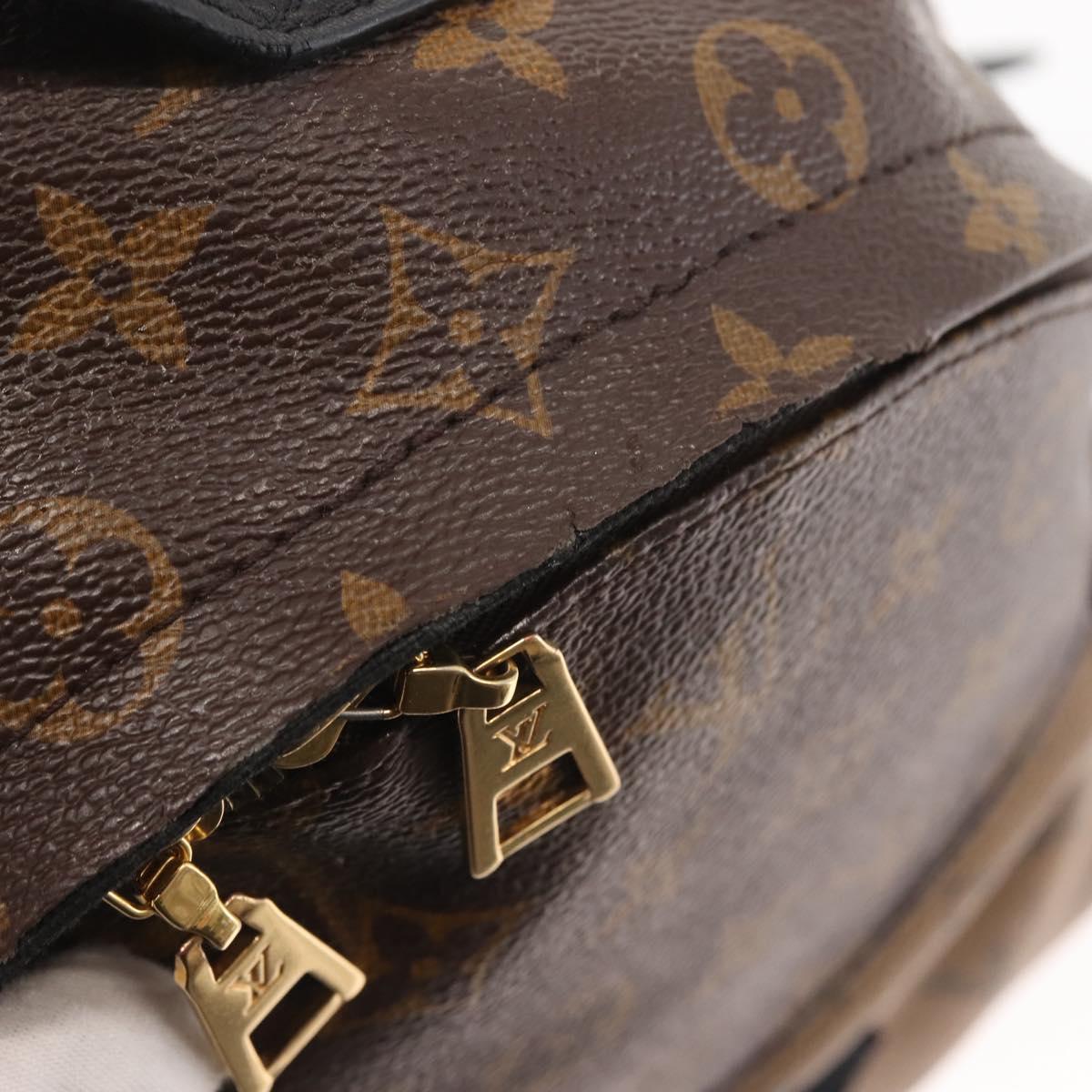 LOUIS VUITTON Monogram Reverse Palm Springs PM Backpack 