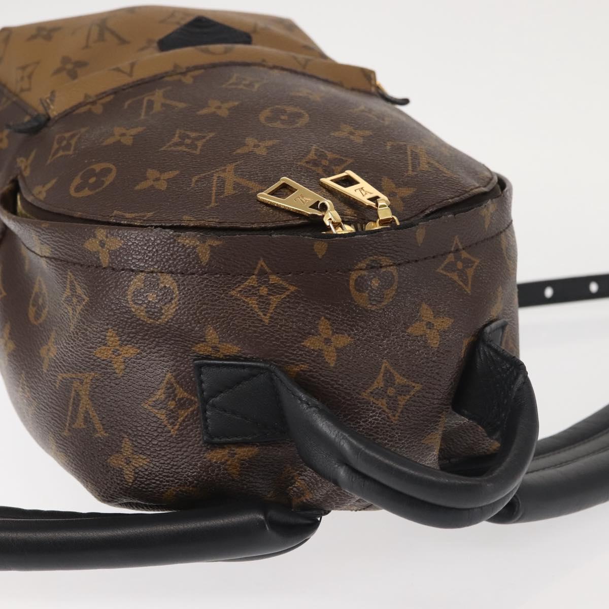 LOUIS VUITTON Monogram Reverse Palm Springs PM Backpack  display picture 2