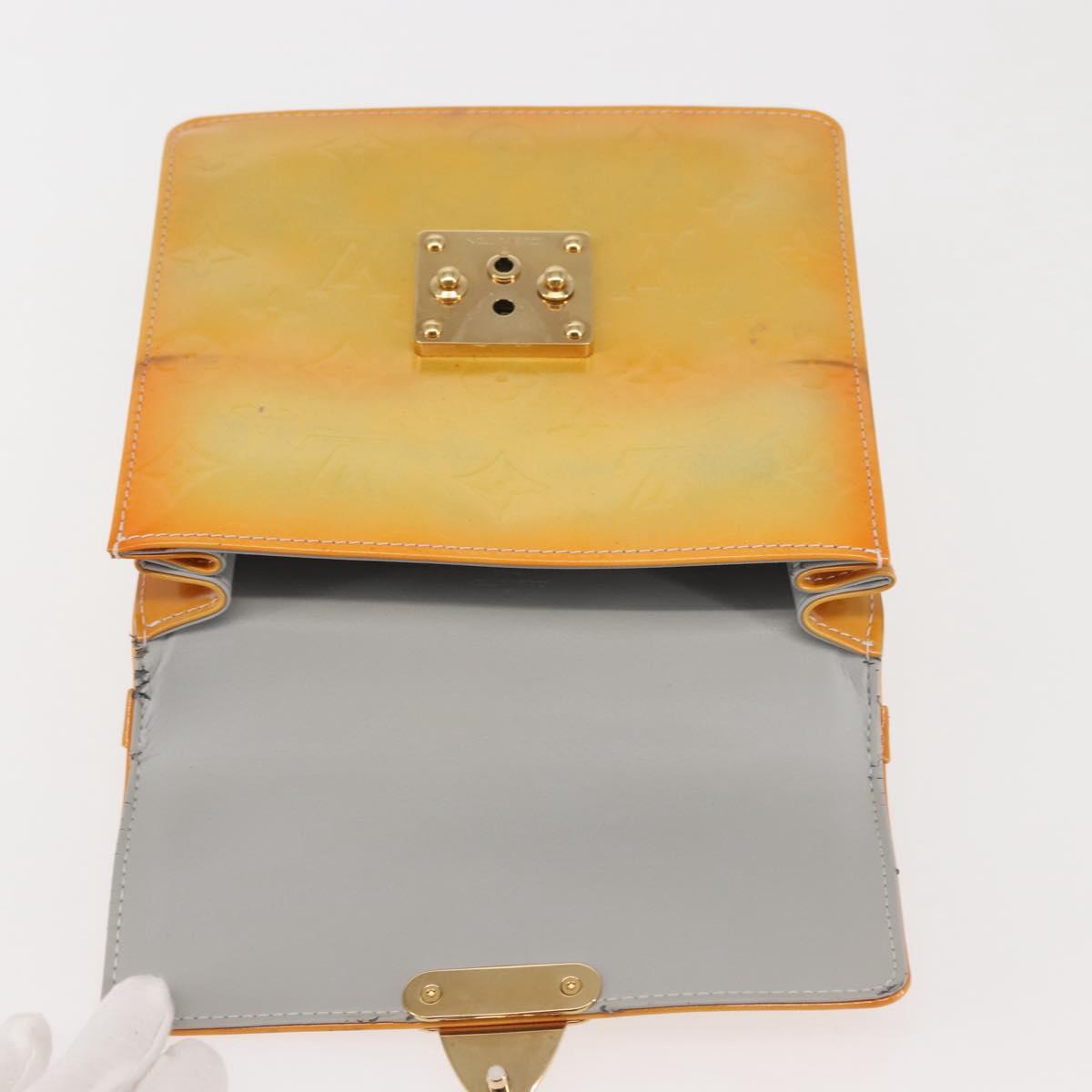 LOUIS VUITTON Monogram Vernis Spring Street Hand Bag Gris M91029