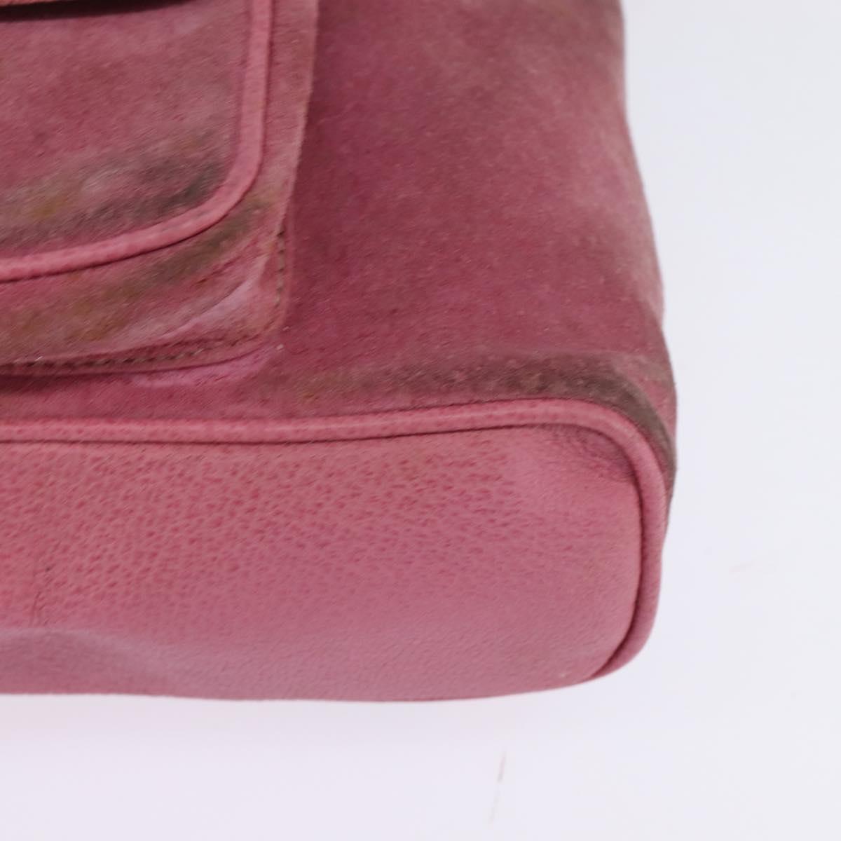 GUCCI Bamboo Backpack Suede Pink Gold 003 2034 0030 Auth  display picture 2