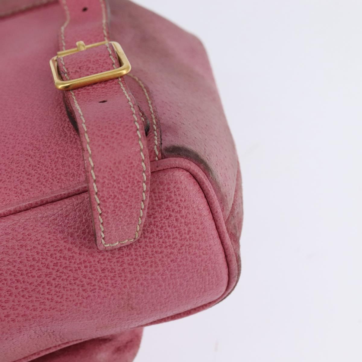 GUCCI Bamboo Backpack Suede Pink Gold 003 2034 0030 Auth  display picture 3