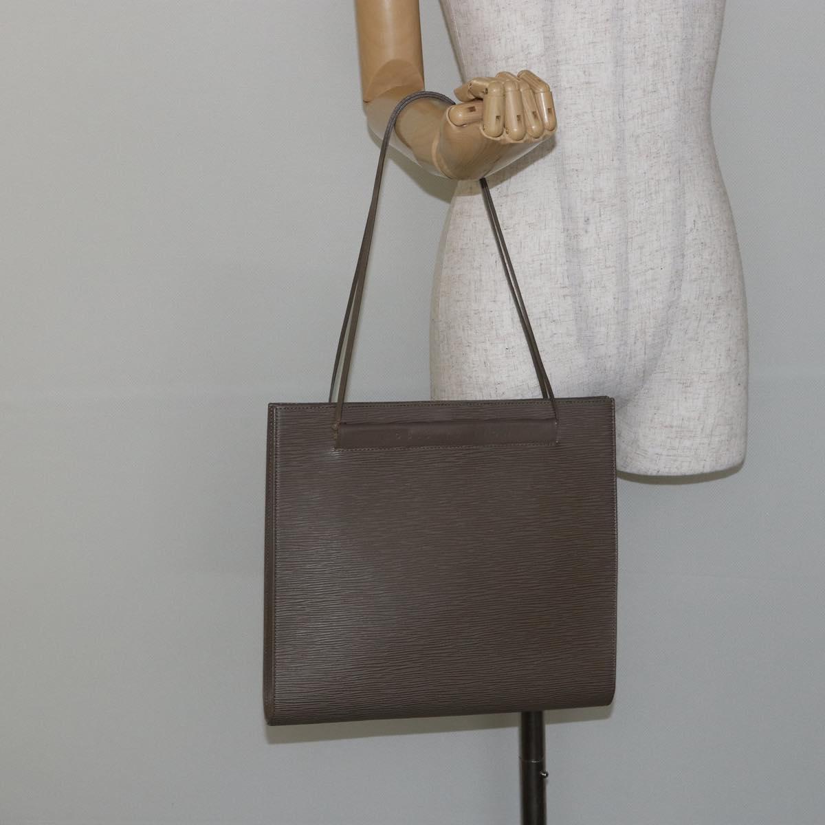 LOUIS VUITTON Epi Saint Tropez Shoulder Bag Gray Lilac M5246B LV