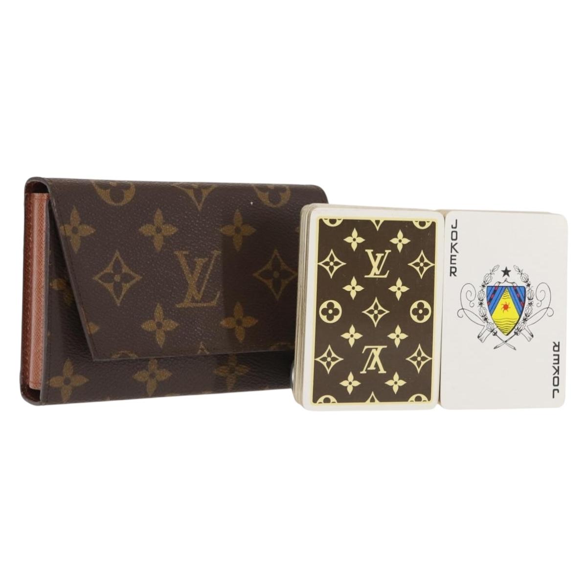 LOUIS VUITTON Monogram Playing Cards LV Auth BA6541 | eBay