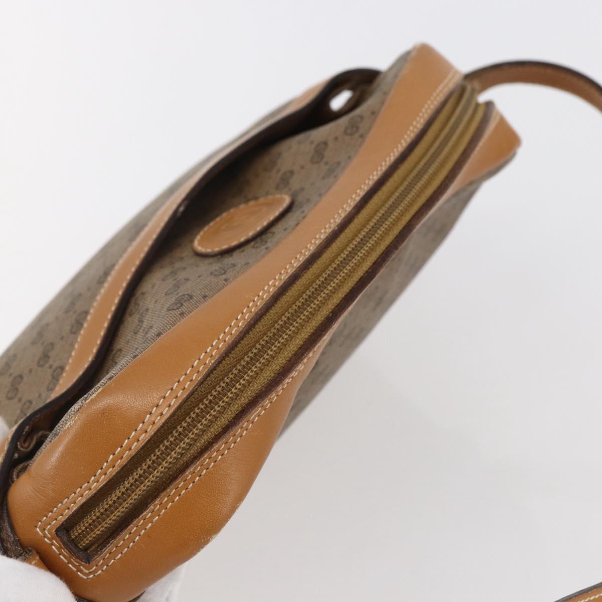 GUCCI Micro GG Supreme Shoulder Bag PVC Beige Gold 007 23 0017