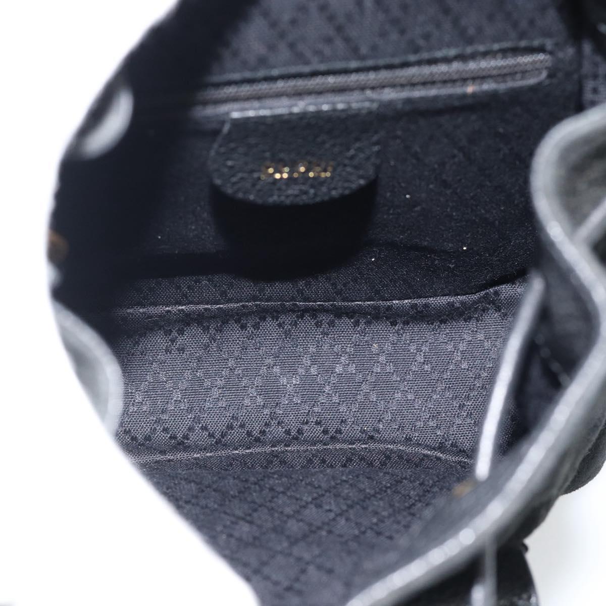 GUCCI Bamboo Backpack Suede Leather Black Auth BA6791 GUCCI Bamboo Backpack Suede Leather Black Auth BA6791 | eBay main image 3