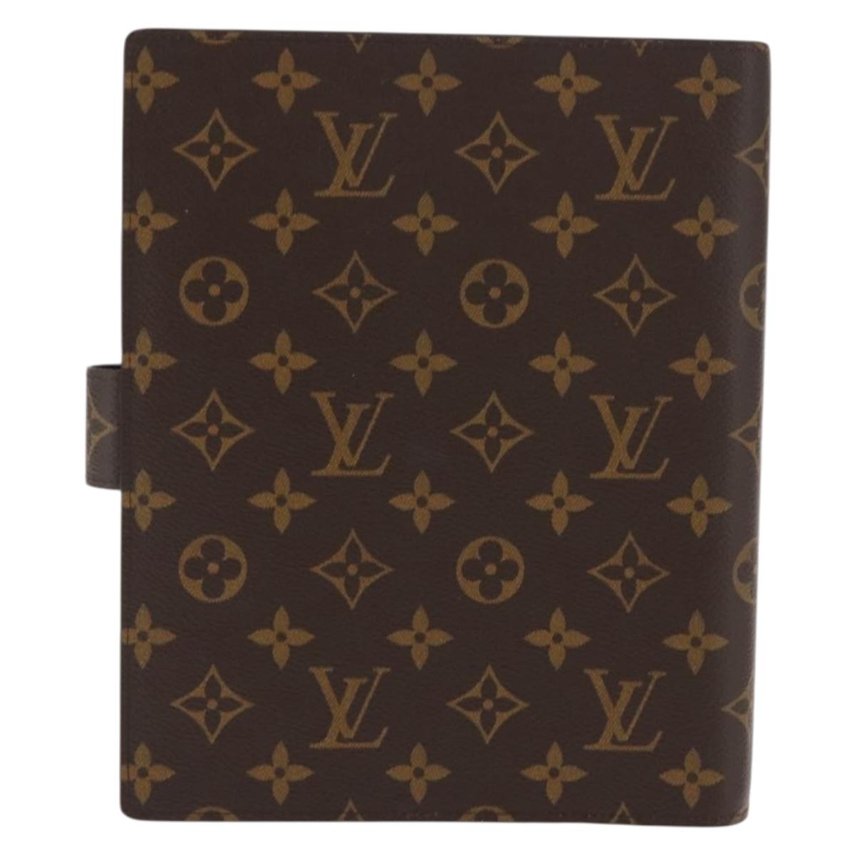 LOUIS VUITTON メモ帳 LOUIS VUITTON Monogram Agenda GM Day Planner Cover R20006 LV Auth
