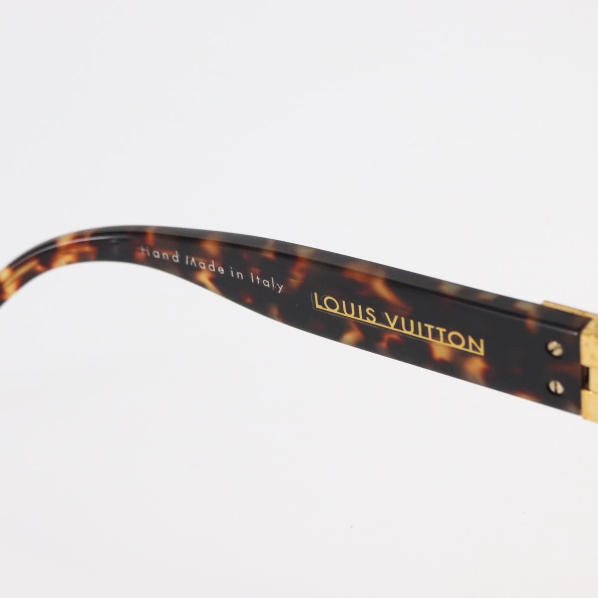 LOUIS VUITTON Supson Oversized Sunglasses plastic Brown LV Auth