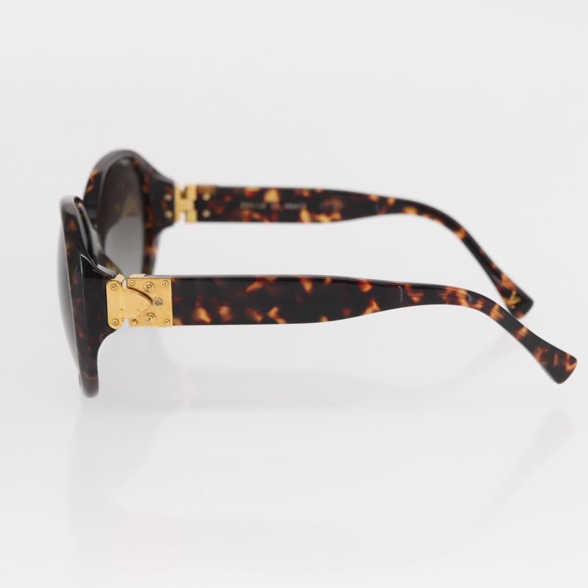 LOUIS VUITTON Supson Oversized Sunglasses plastic Brown LV Auth
