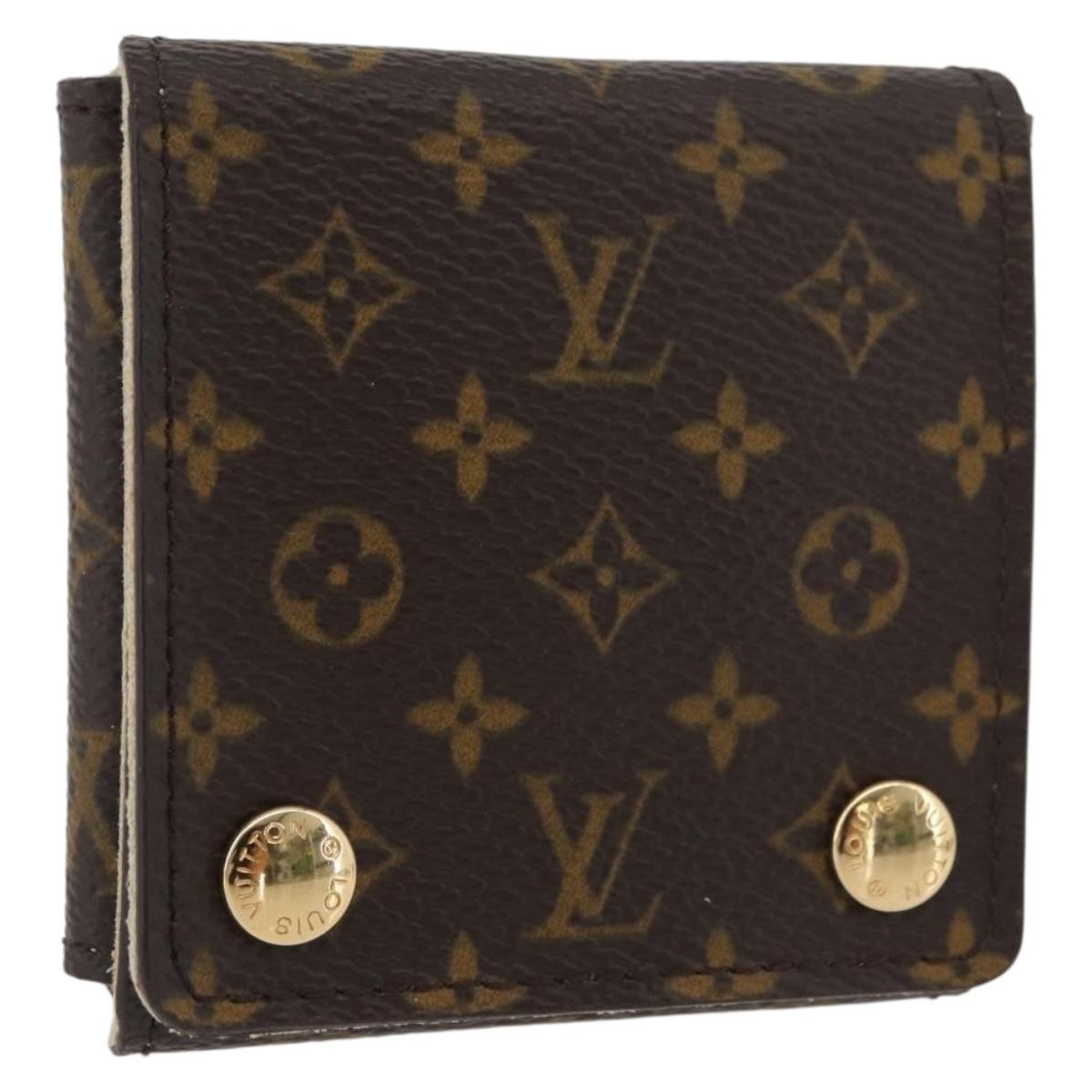 LOUIS VUITTON Monogram Jewelry case Jewelry Box LV Auth BAZ752A | eBay