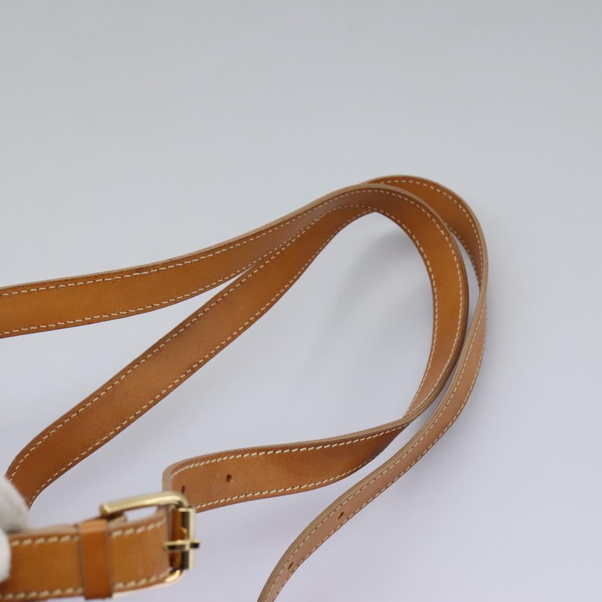 CELINE Macadam Canvas Backpack PVC Leather Beige Auth BD1038 CELINE Macadam Canvas Backpack PVC Leather Beige Auth BD1038  main image 3