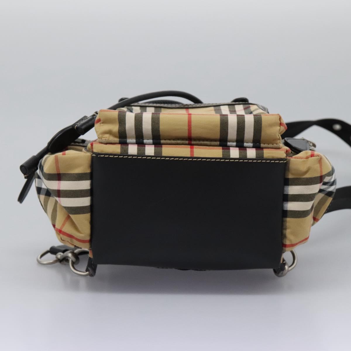BURBERRY Nova Check Backpack PVC Beige Gold Auth 144466 BURBERRY Nova Check Tote Bag PVC Beige Gold Auth BA5186 | eBay main image 3